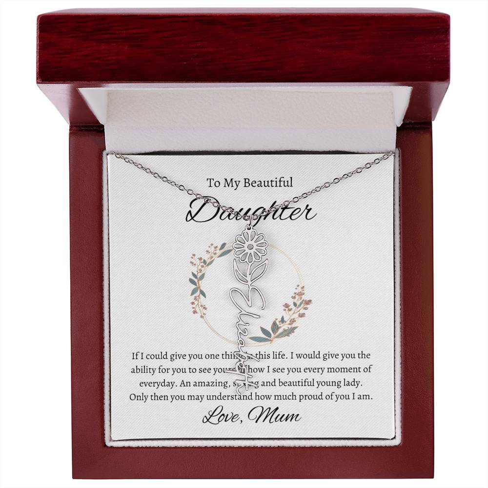 2To My Beautiful Daughter From Mom