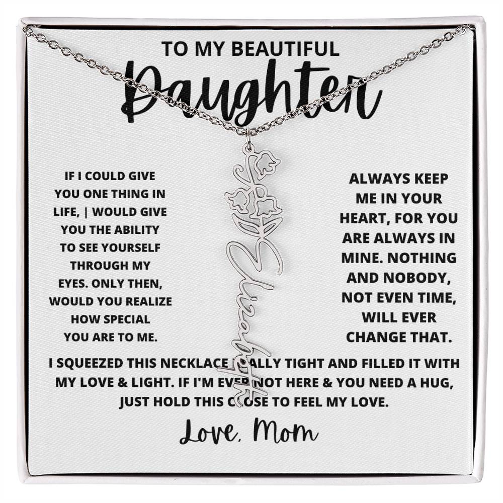 19To My Beautiful  Daughter