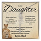 To My Beautiful Daughter From love  dad