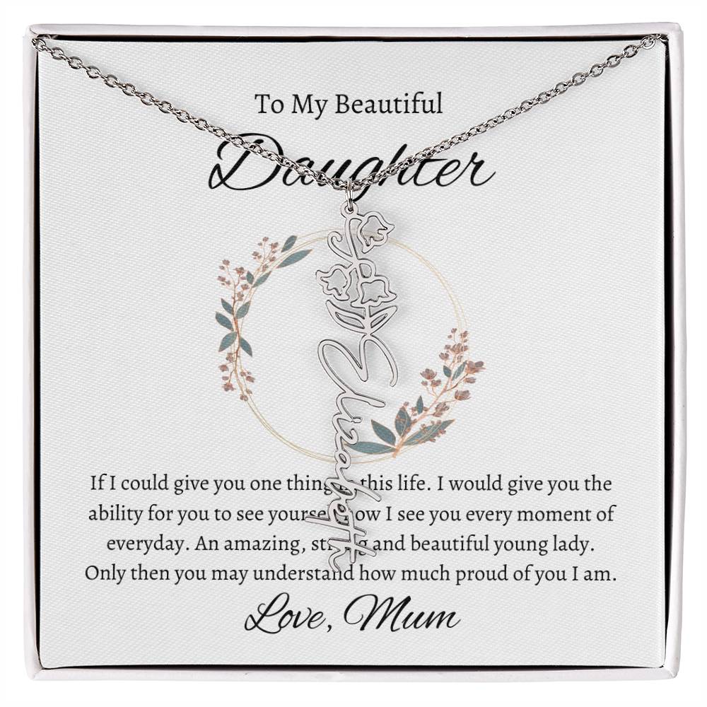 2To My Beautiful Daughter From Mom