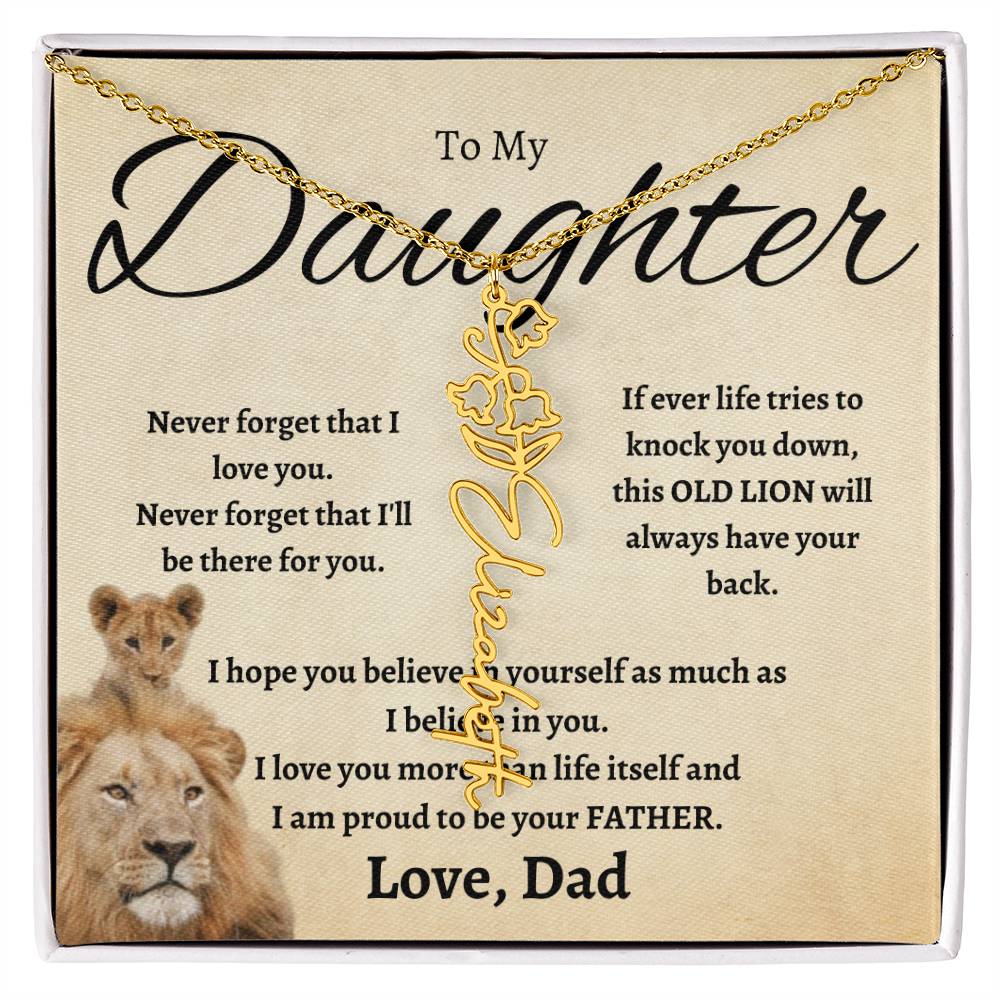 To My Beautiful Daughter From love  dad