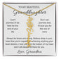 To My Beautiful Granddaughter