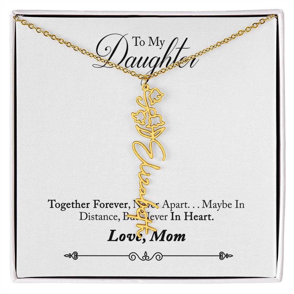 To My Beautiful Daughter From Mom &  dad