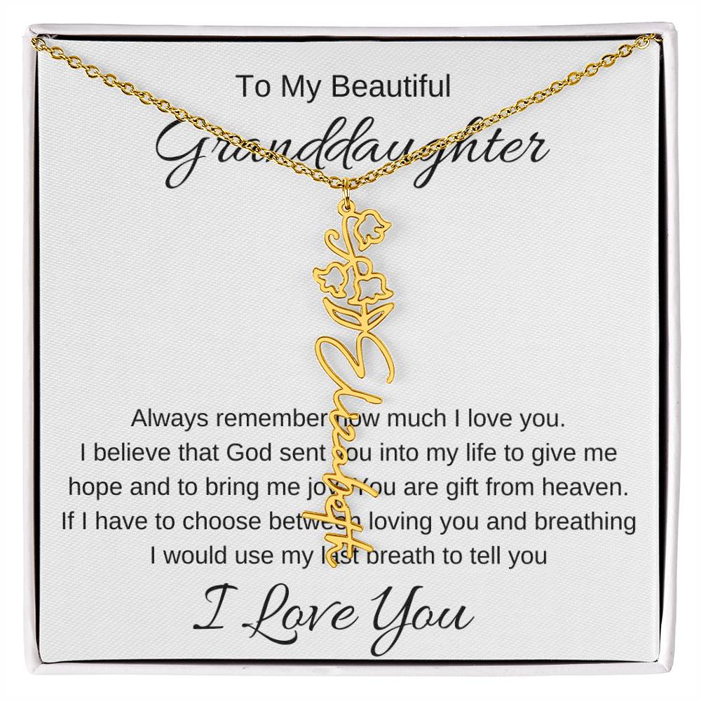 To My Beautiful Daughter Love You