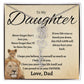 To My Beautiful Daughter From love  dad