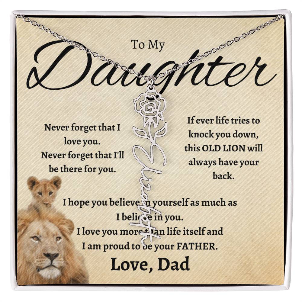 To My Beautiful Daughter From love  dad