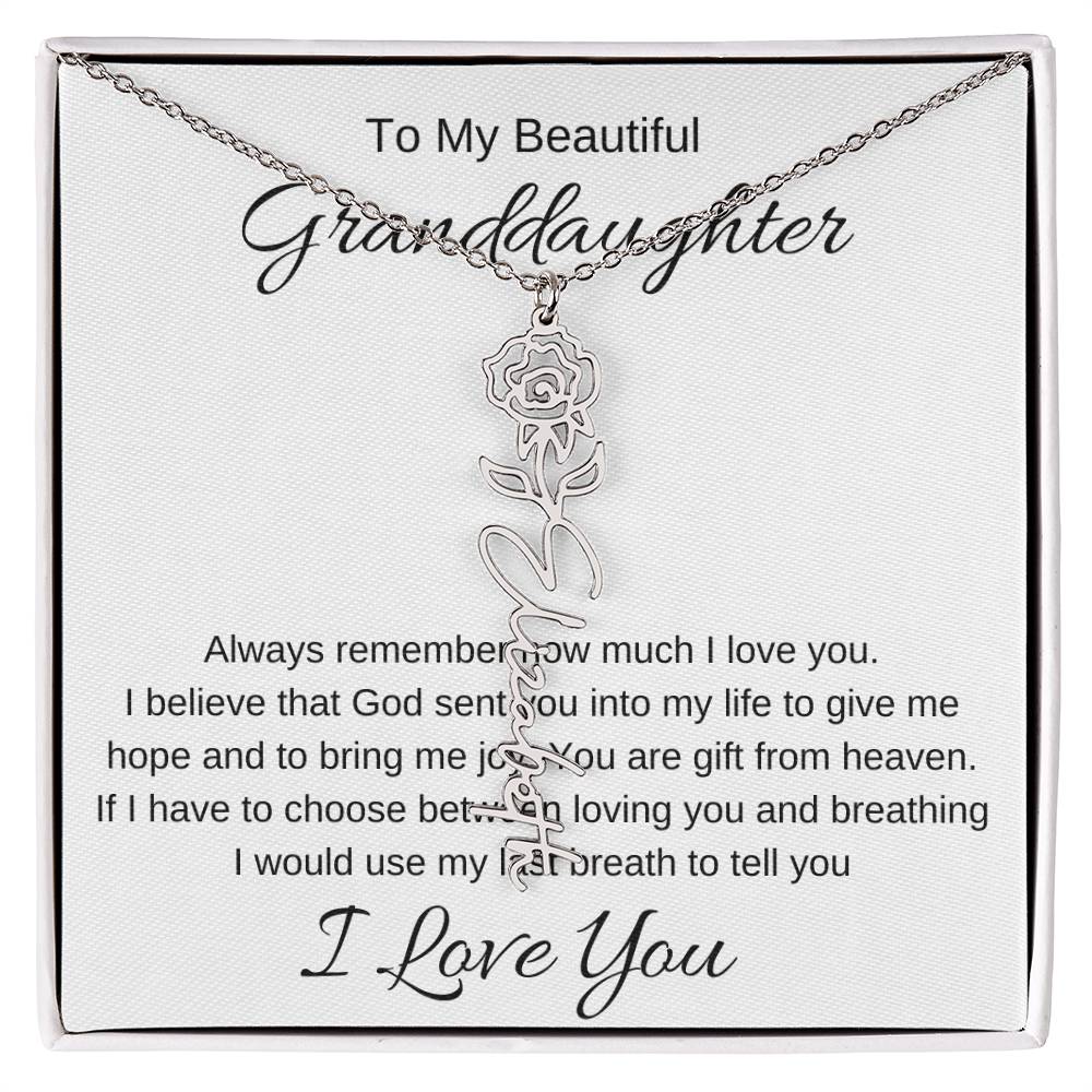 To My Beautiful Daughter Love You