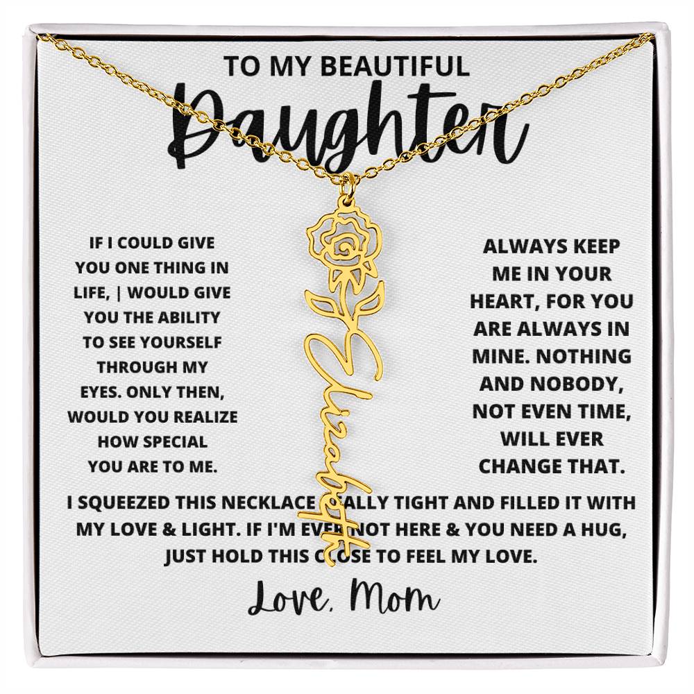 19To My Beautiful  Daughter