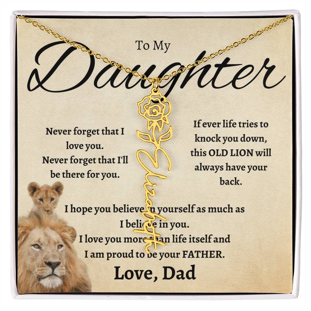 To My Beautiful Daughter From love  dad