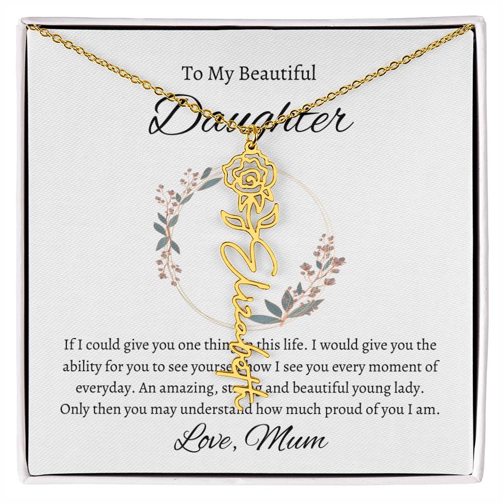 2To My Beautiful Daughter From Mom