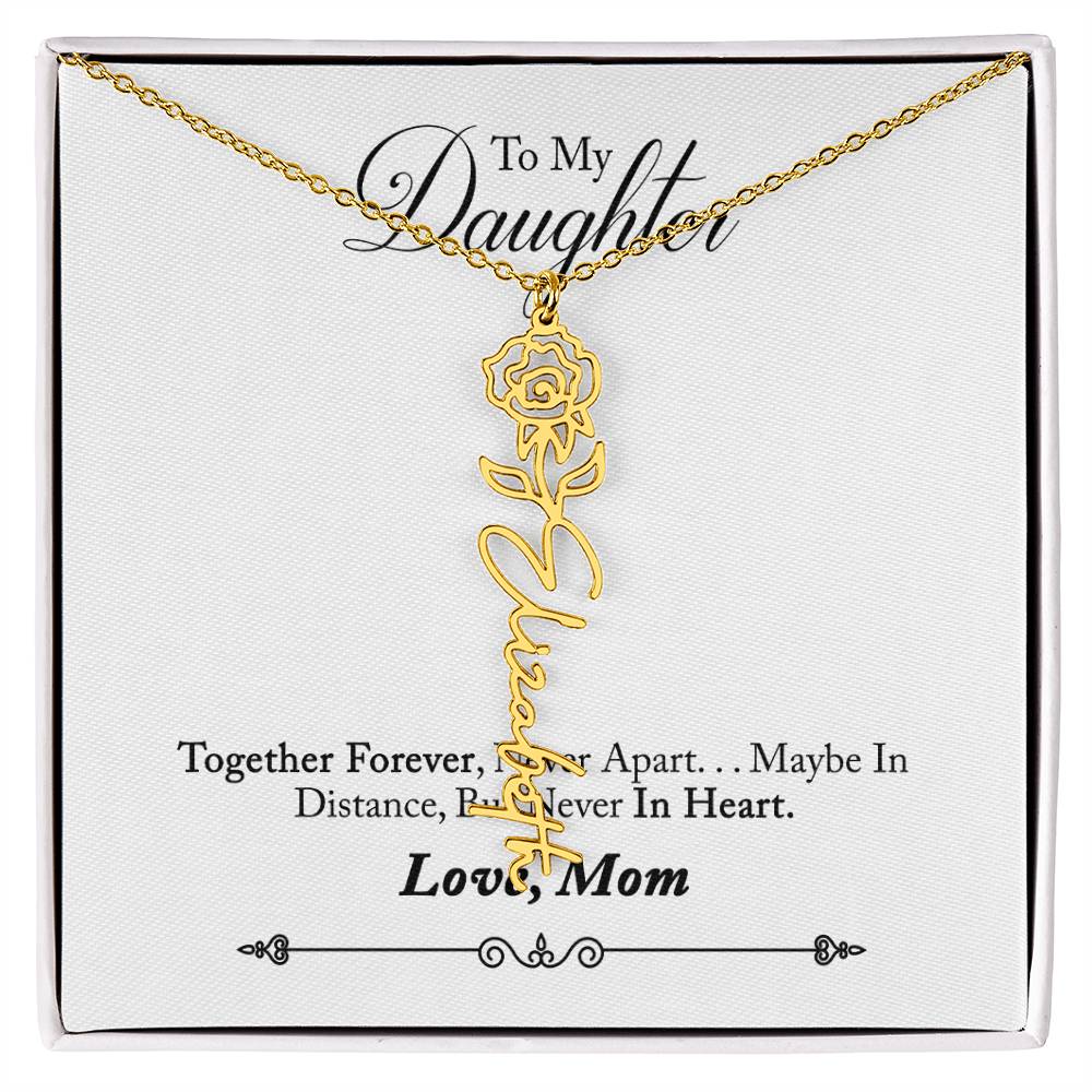To My Beautiful Daughter From Mom &  dad