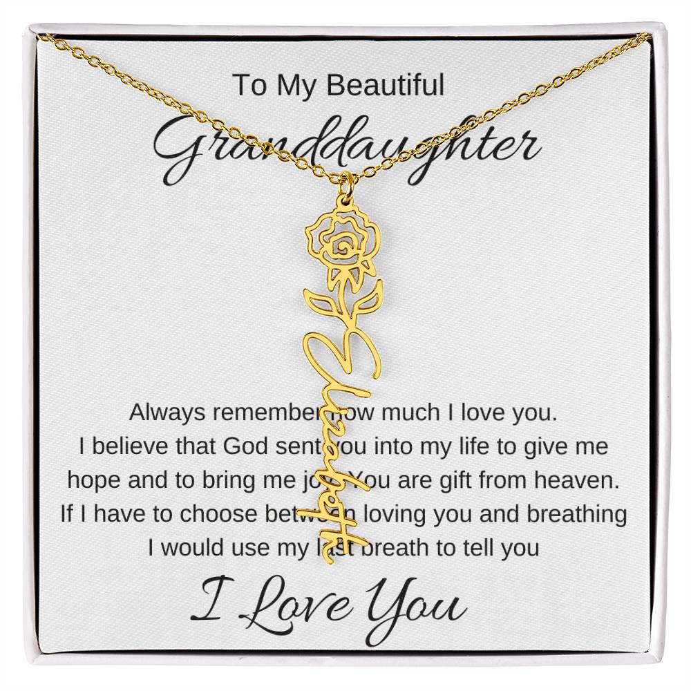 To My Beautiful Daughter Love You