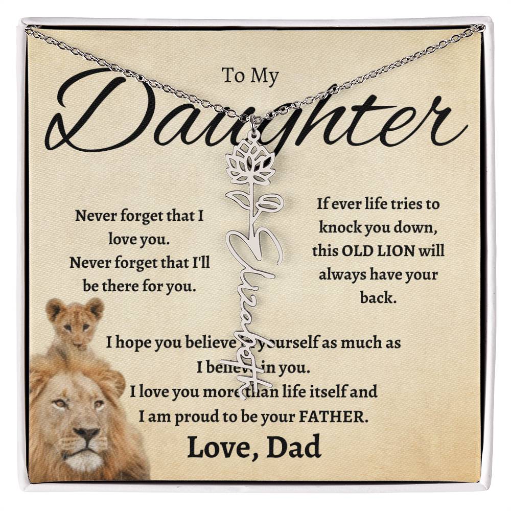 To My Beautiful Daughter From love  dad
