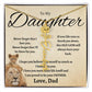 To My Beautiful Daughter From love  dad