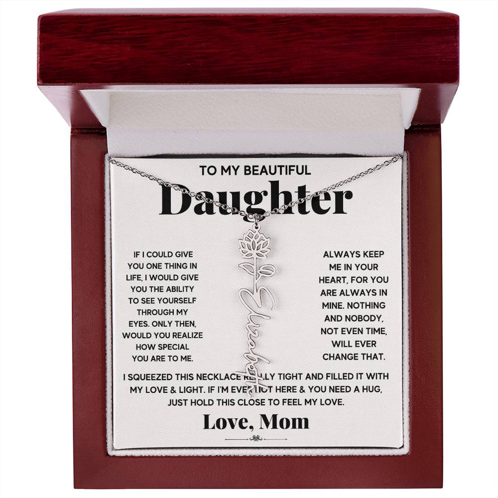 IF icould give Flower Name Necklace