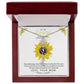 To My Beautiful Daughter Flower Name Necklace