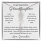To My Beautiful Granddaughter
