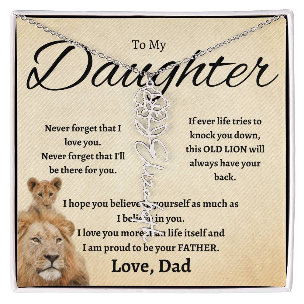 To My Beautiful Daughter From love  dad