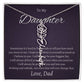 To My Beautiful Daughter From   dad