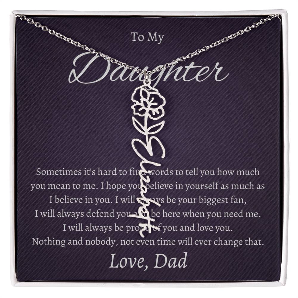 To My Beautiful Daughter From   dad