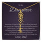 To My Beautiful Daughter From   dad