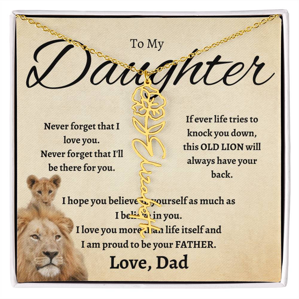 To My Beautiful Daughter From love  dad
