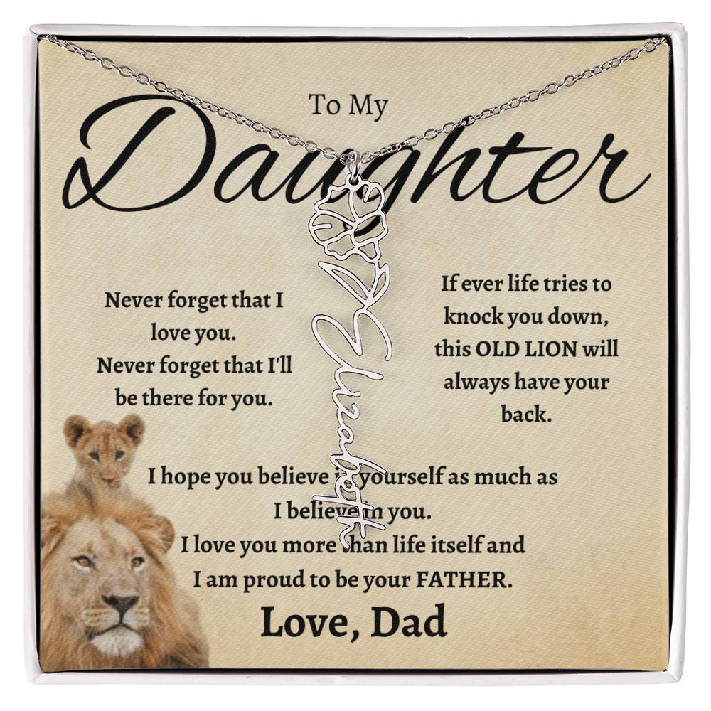 To My Beautiful Daughter From love  dad