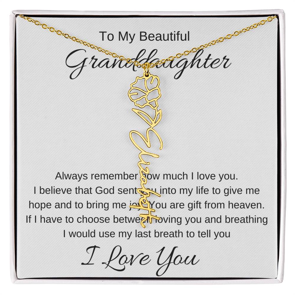 To My Beautiful Daughter Love You