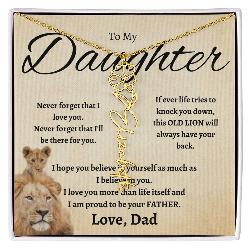To My Beautiful Daughter From love  dad