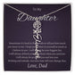To My Beautiful Daughter From   dad