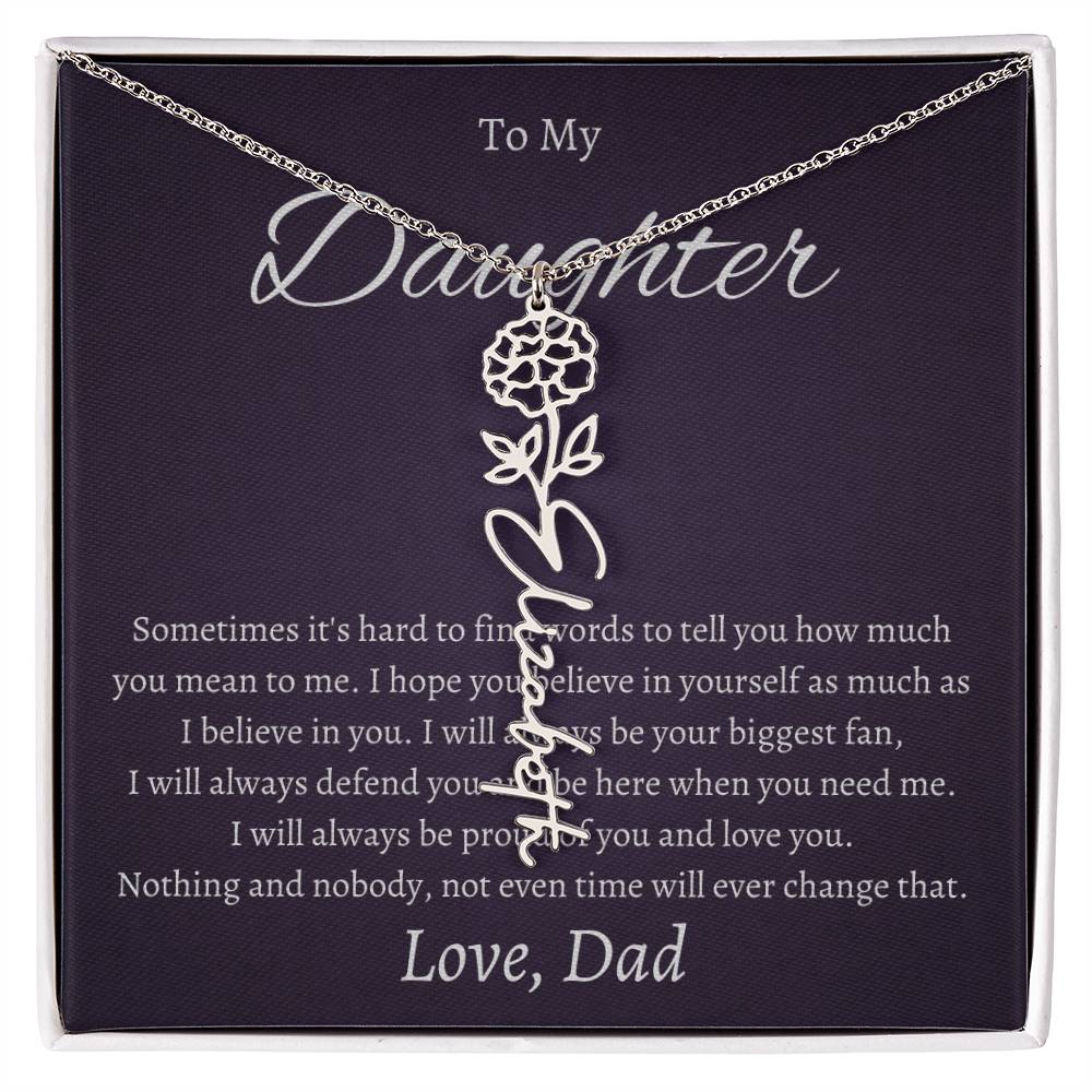 To My Beautiful Daughter From   dad