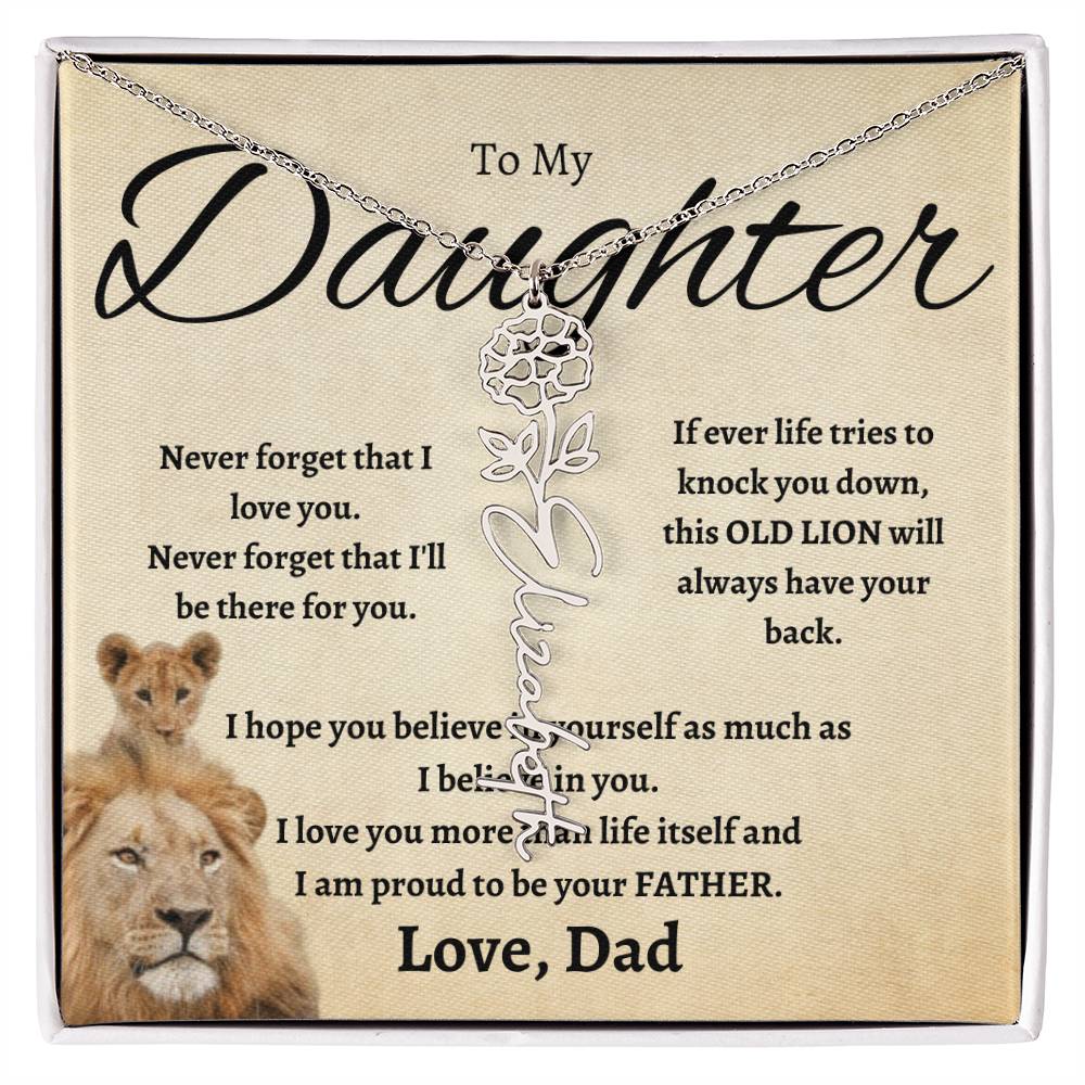 To My Beautiful Daughter From love  dad