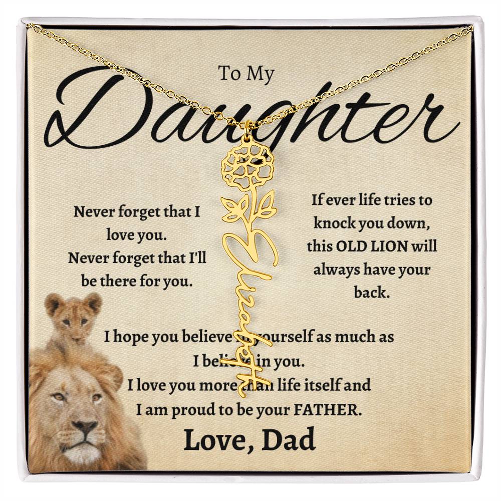 To My Beautiful Daughter From love  dad