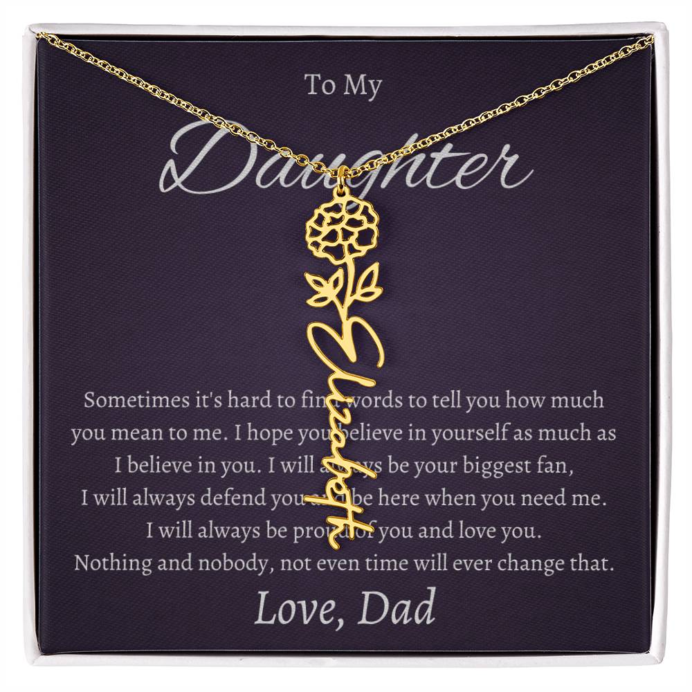 To My Beautiful Daughter From   dad