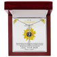 To My Beautiful Daughter Flower Name Necklace