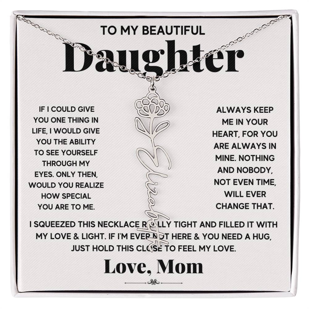 IF icould give Flower Name Necklace