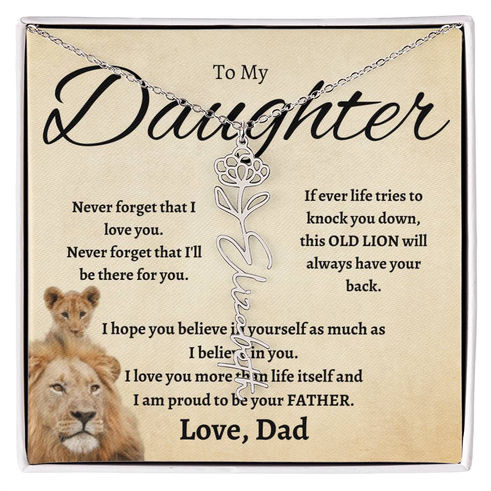 To My Beautiful Daughter From love  dad