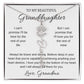 To My Beautiful Granddaughter