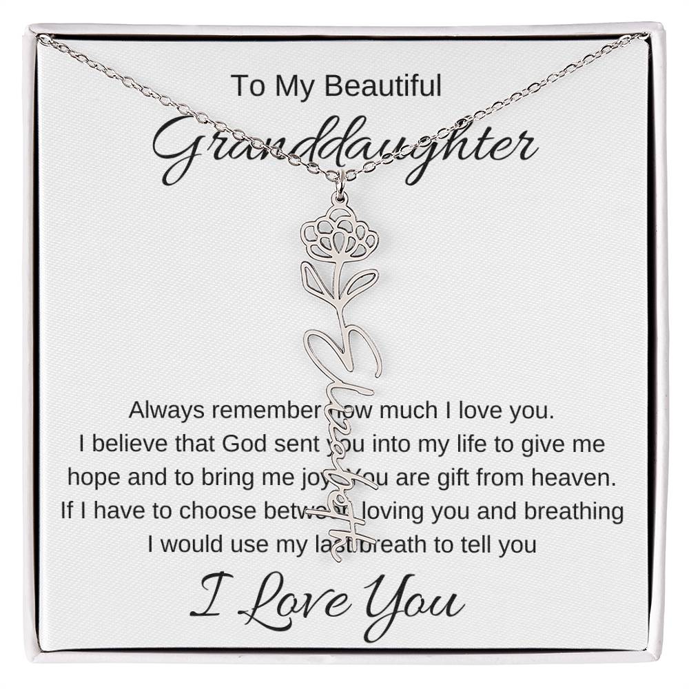 To My Beautiful Daughter Love You