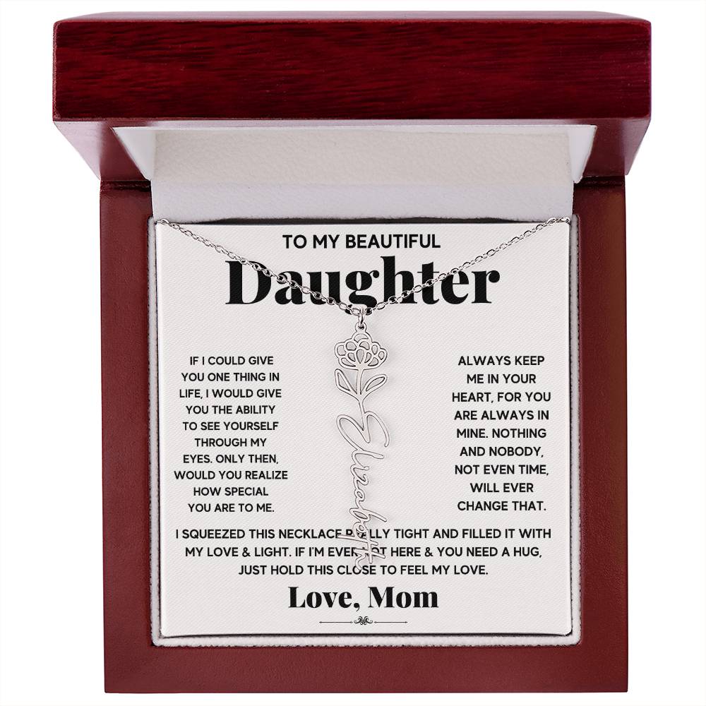IF icould give Flower Name Necklace