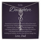 To My Beautiful Daughter From   dad