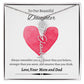 To My Beautiful Daughter From Mom &  dad