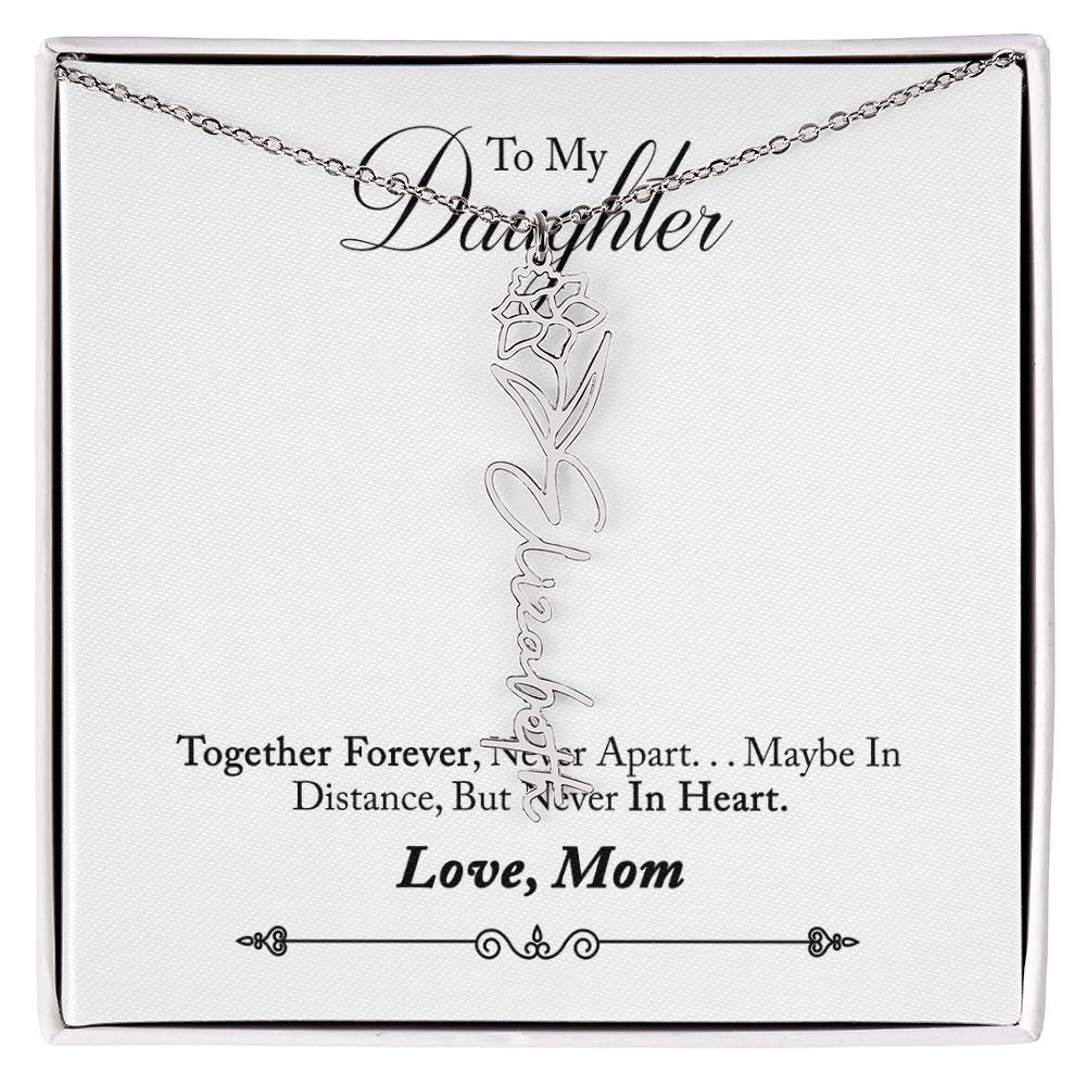 To My Beautiful Daughter From Mom &  dad