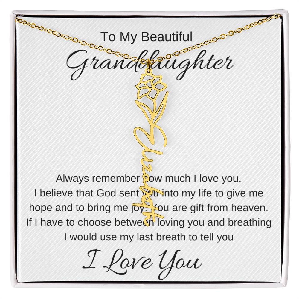 To My Beautiful Daughter Love You
