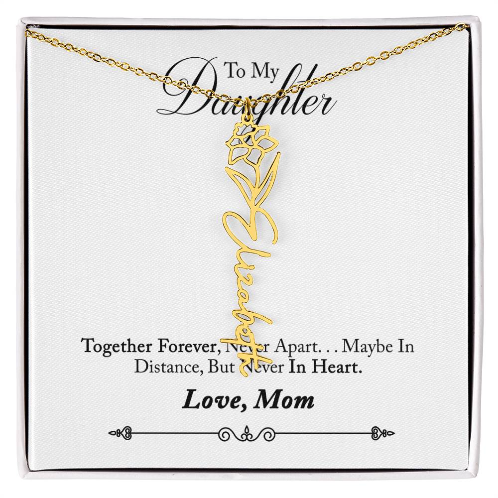 To My Beautiful Daughter From Mom &  dad