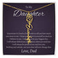 To My Beautiful Daughter From   dad
