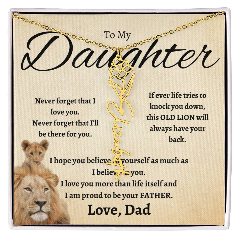 To My Beautiful Daughter From love  dad