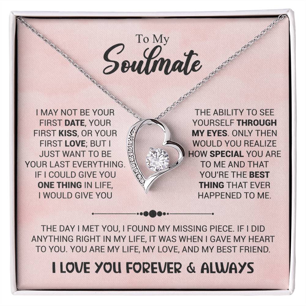 Soulmate - ILY FOREVER & ALWAYS - Rose