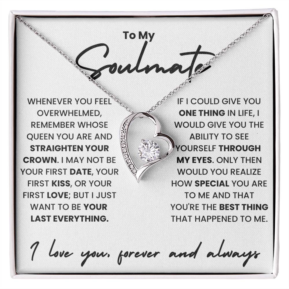 TO MY SOULMATE HOWEVER YOU FEEL