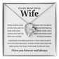 To My Wife - Gold Love Knot